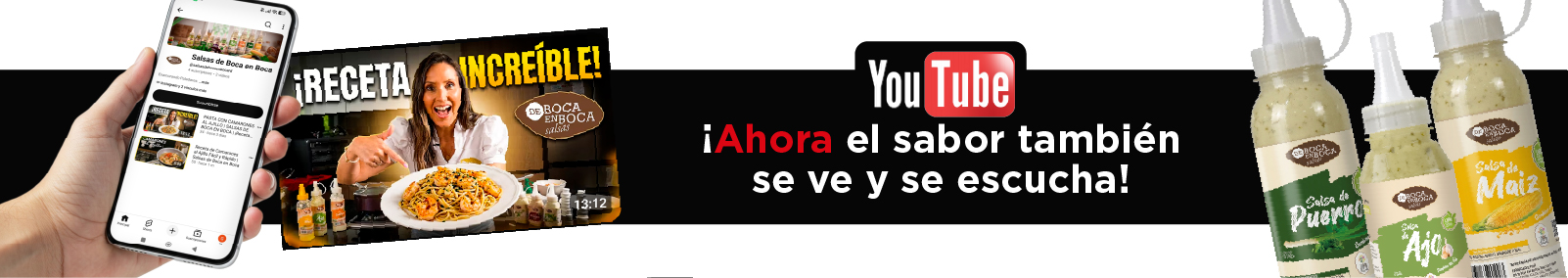Ahora el sabor está en YouTube
